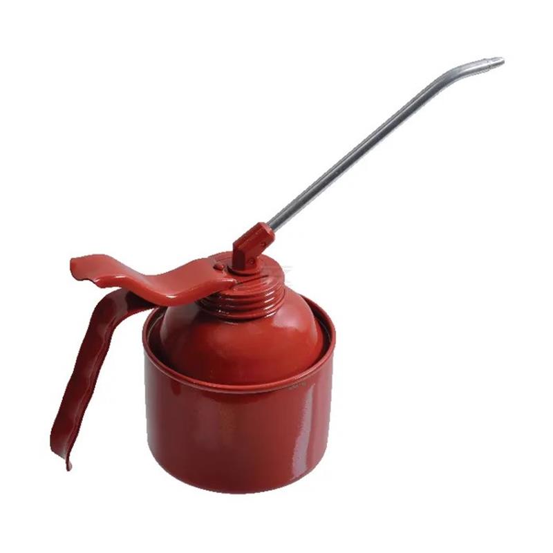 Kovinska posoda za olje s črpalko