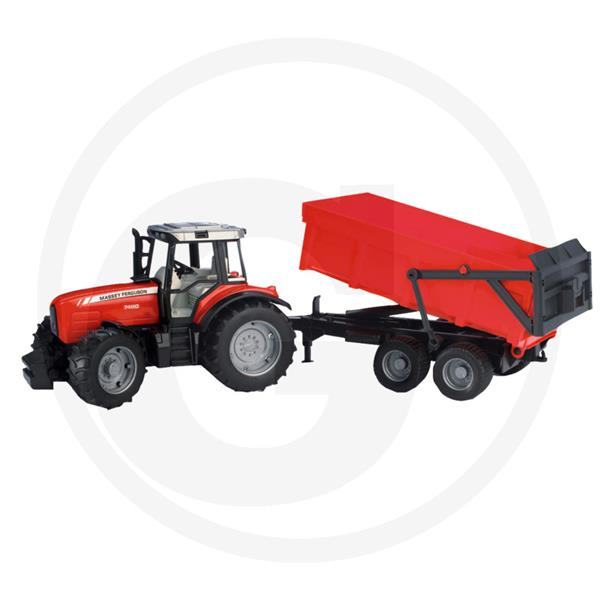 Bruder traktor MF 7480 s prikolico