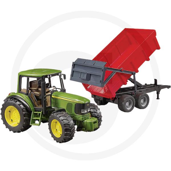 Bruder traktor JD 6920 s prikolico