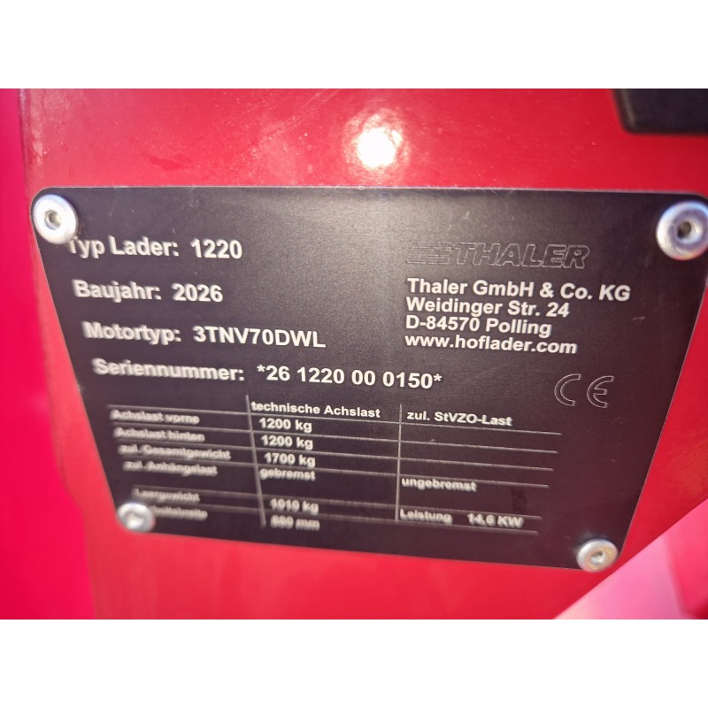 ZGIBNI NAKLADAČ THALER 1220