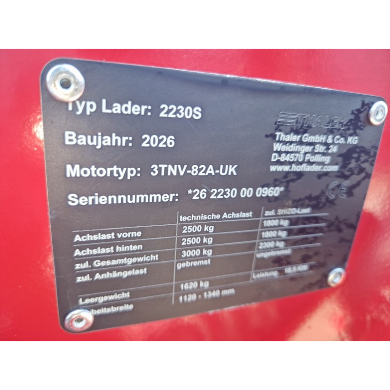 ZGIBNI NAKLADAČ THALER 2230S