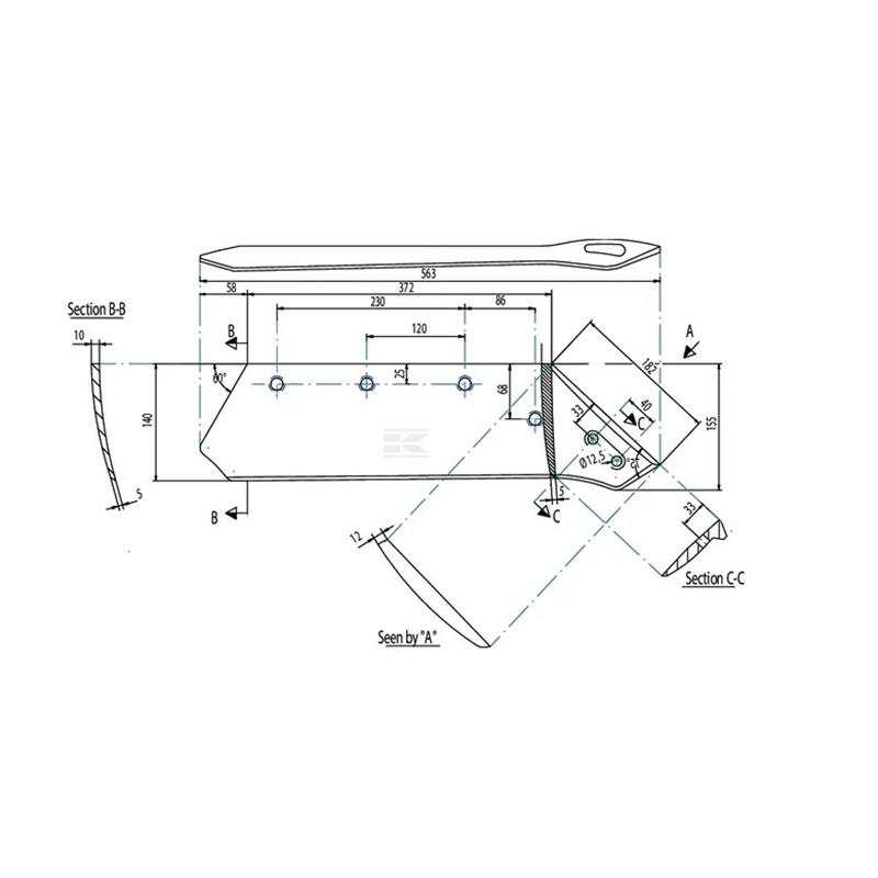 Lemež Kverneland 16