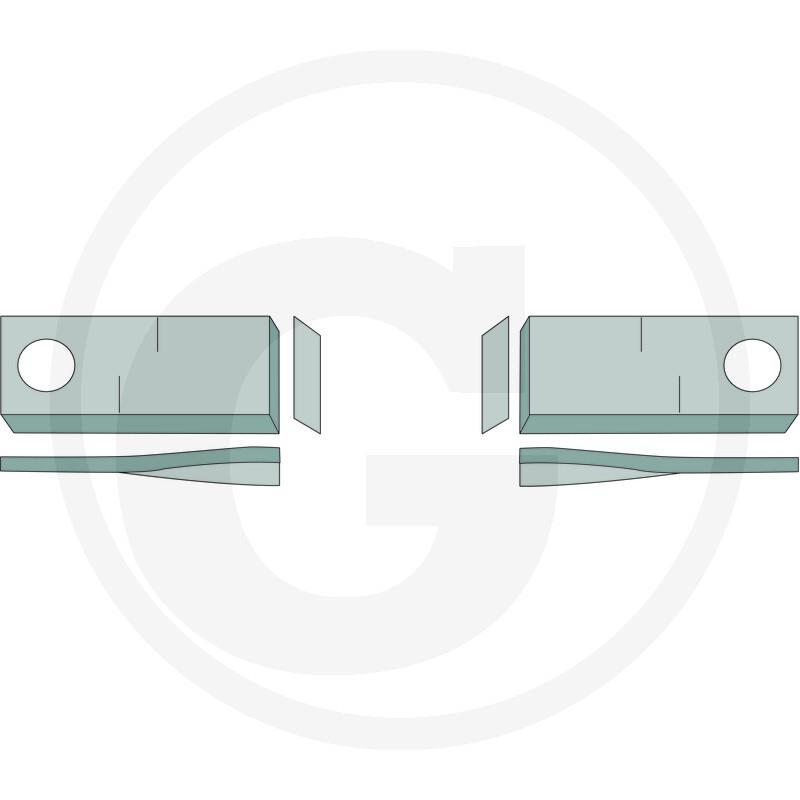Klince kosilnica Krone, Fella desne