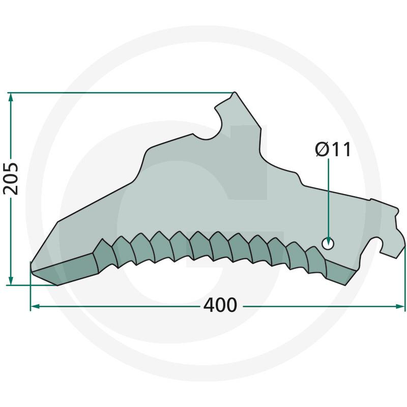 Nož samonakladalke Pottinger