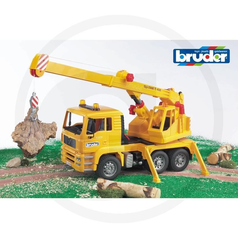 Bruder MAN z dvigalom