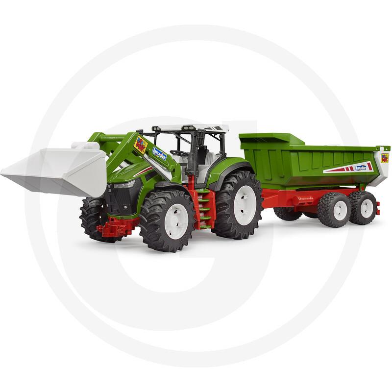 Bruder traktor s prikolico