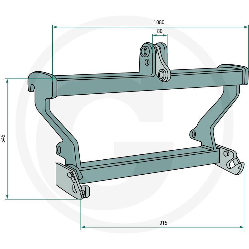 Adapter euro / tritočkovni priklop