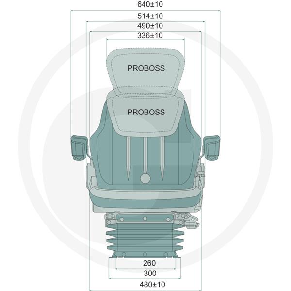 Sedež PROBOSS AS2480