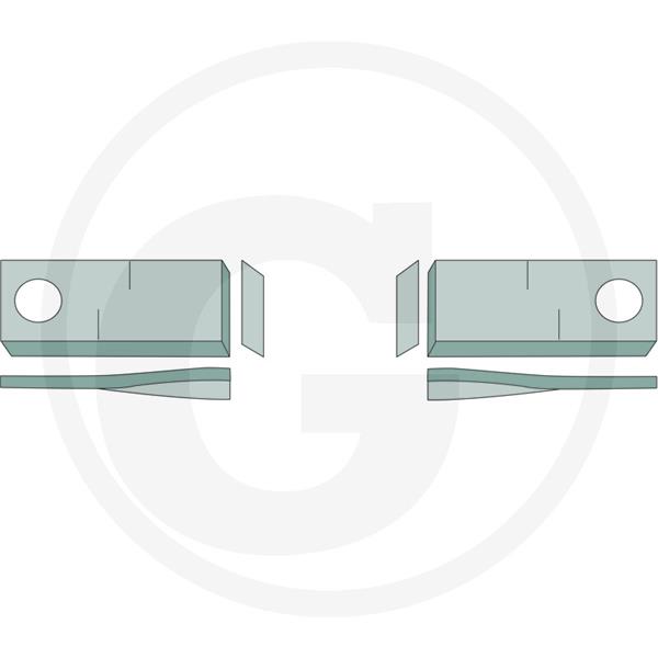 Klince kosilnica Krone, Fella desne