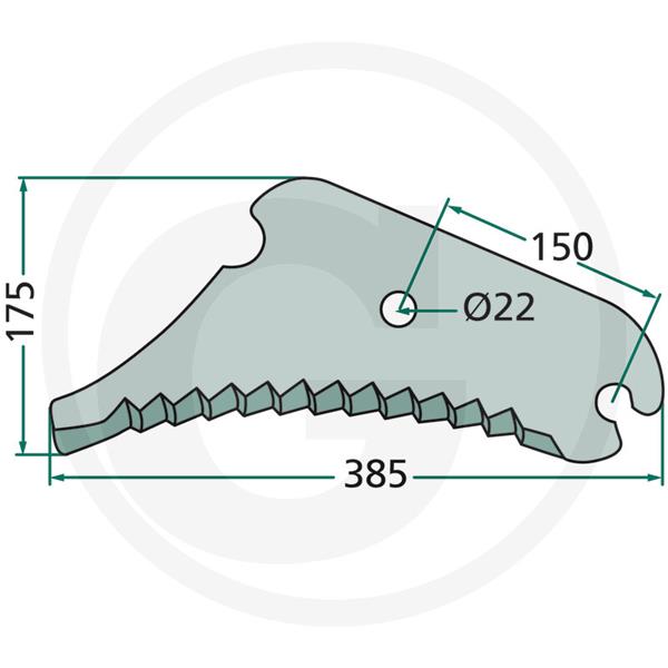 Nož balirke Deutz Fahr, Vicon,John deere
