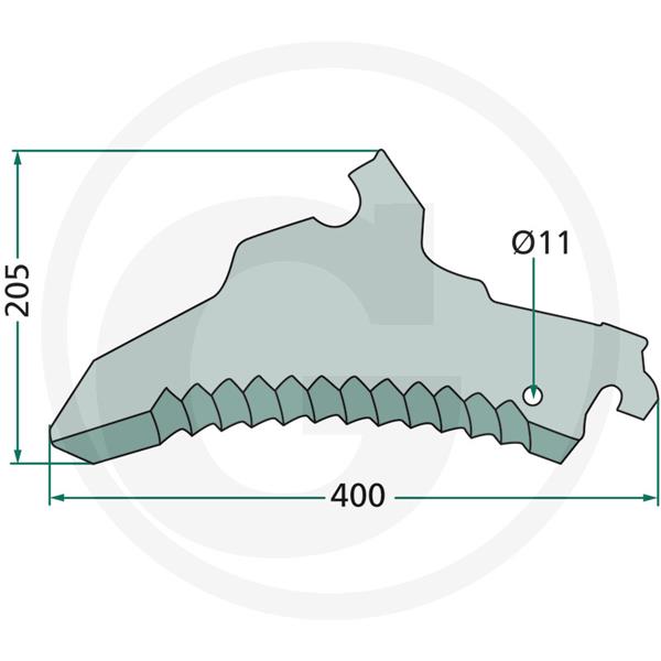Nož samonakladalke Pottinger