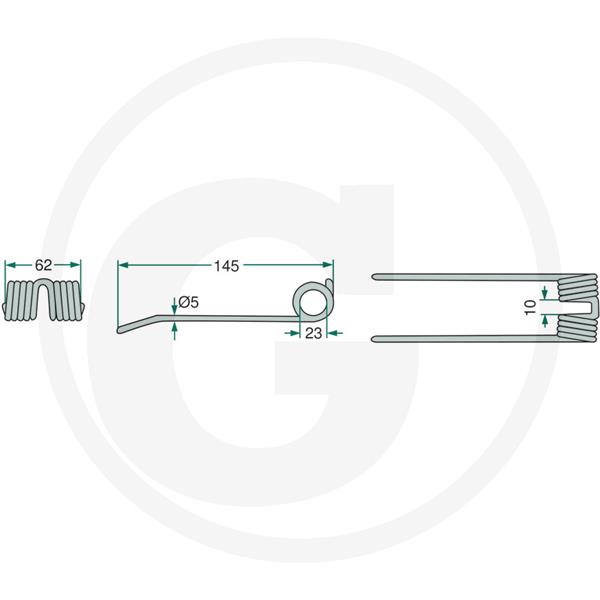 Roglji balirka Krone, Strautmann