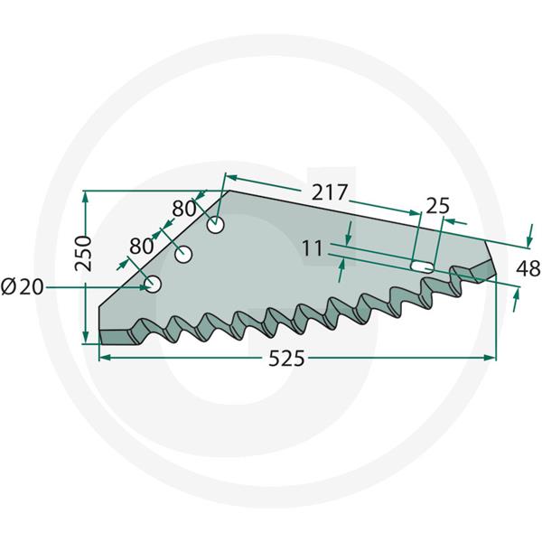 Nož mešalni voz BvL