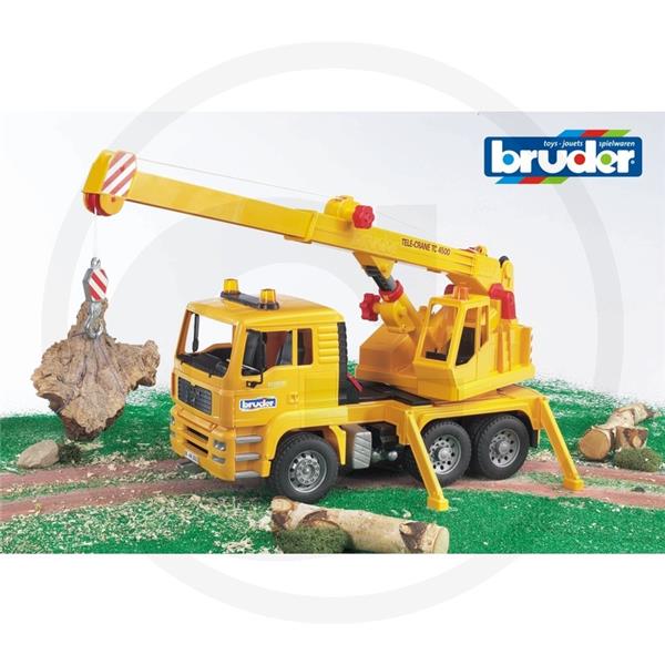 Bruder MAN z dvigalom