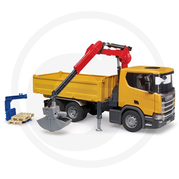 Bruder Scania Super 560R z dvigalom