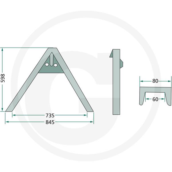 Trikotnik priključka