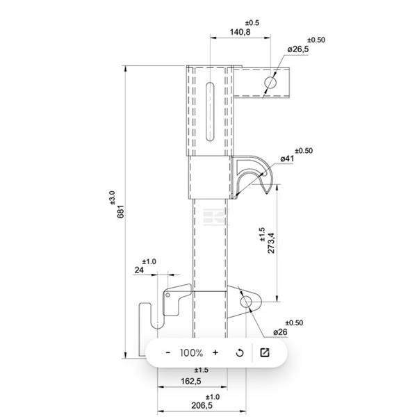 Adapter euro / tritočkovni priklop