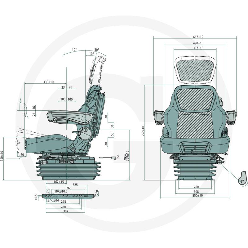 Sedež PROBOSS AS4550